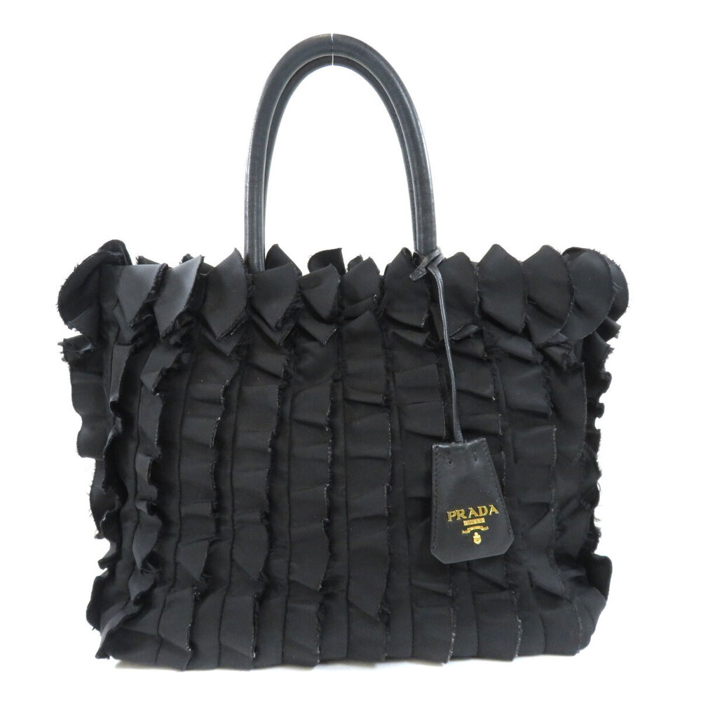 Prada Tessuto Ruffle Tote bag black - Picture 11 of 11